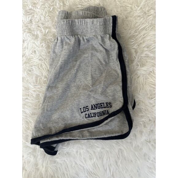 Brandy Melville John Galt Gray “ Los Angeles” Knit Sport Shorts. Great Pair - Picture 7 of 7